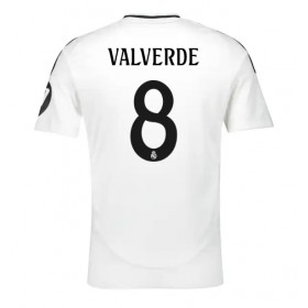 Real Madrid Federico Valverde #8 Hemmakläder 2024-25 Kortärmad